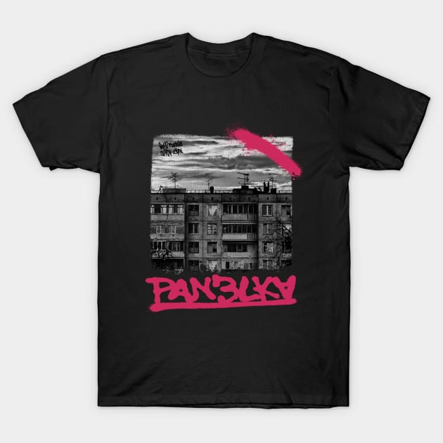 POST-SOVIET PANELKA // Typical russian panel houses T-Shirt by MSGCNS